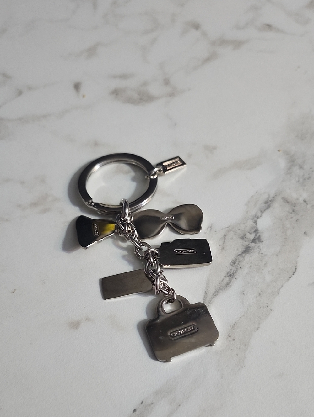 Coach Hamptons Weekend multi-charm keychain and bag charm - Picture 3 of 4
